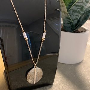 Time & Tru disc necklace